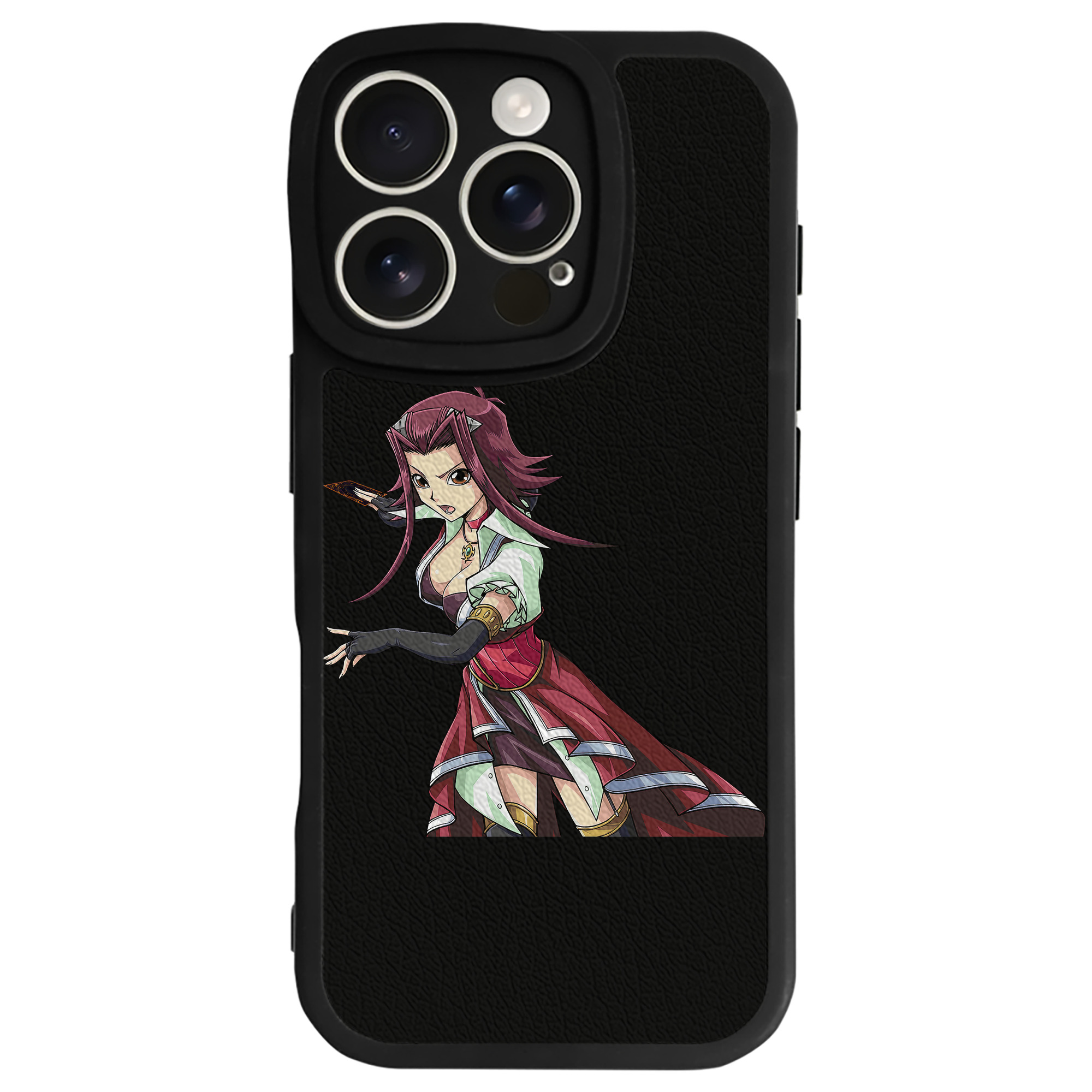 （画像用） 遊☆戯☆王 Yu-Gi-Oh! 【iPhone 16シリーズ対応】シリコンスマホケース（レザー調） 材質：シリコン